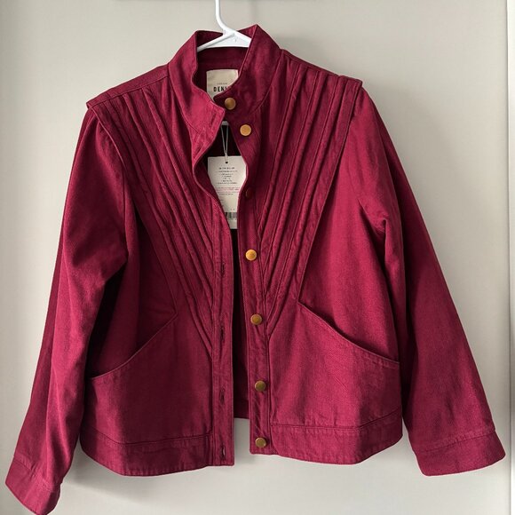 Sezane Jackets & Blazers - Sezane Aaron Jacket Lie De Vin - Size S